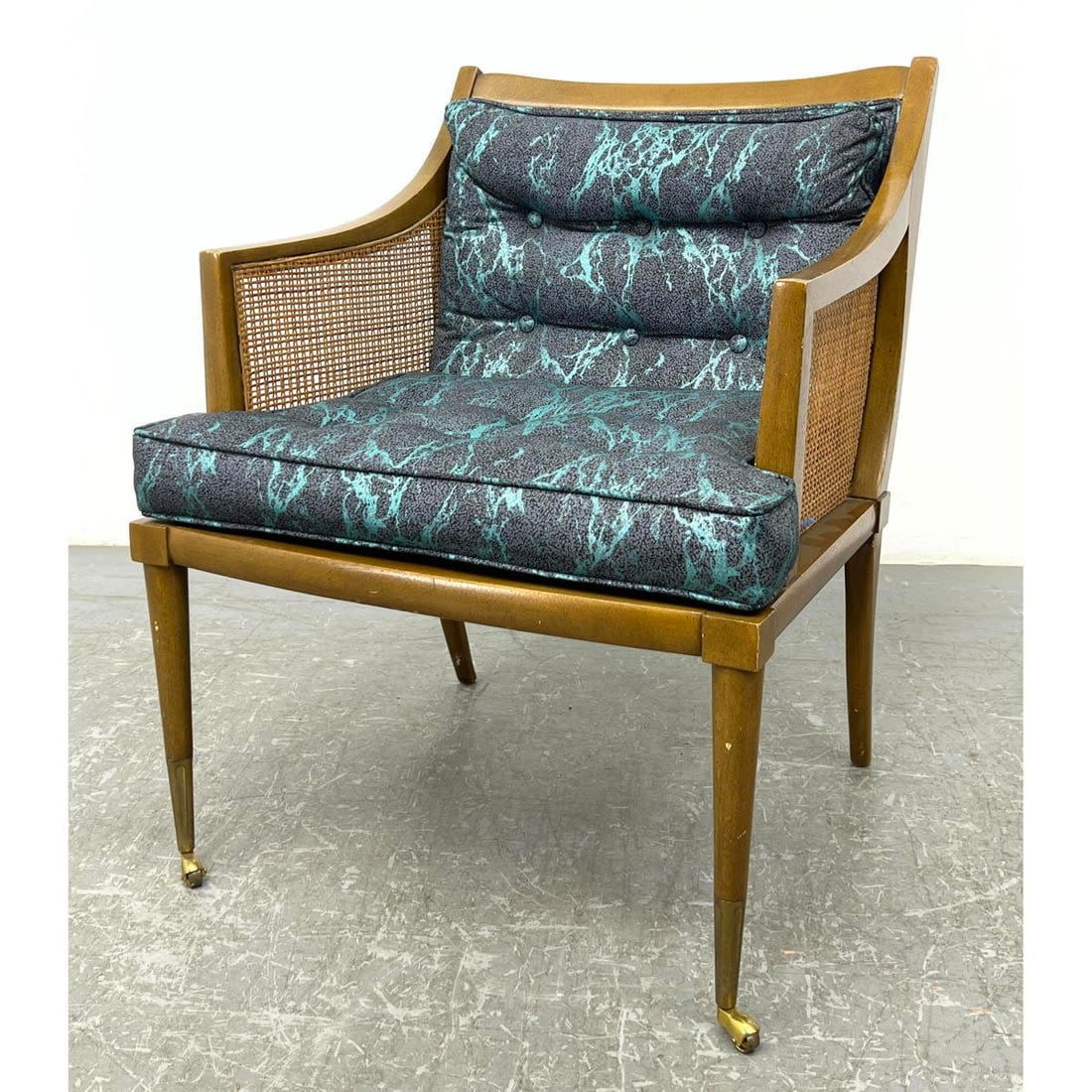 Caned Arm Modern Lounge Chair  3cf39d