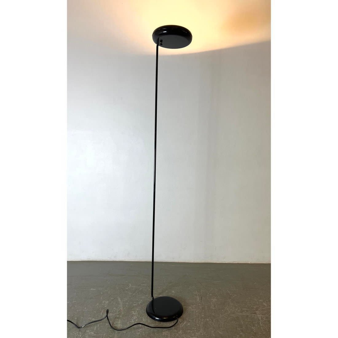 Post Modern Italian Black Floor Lamp.