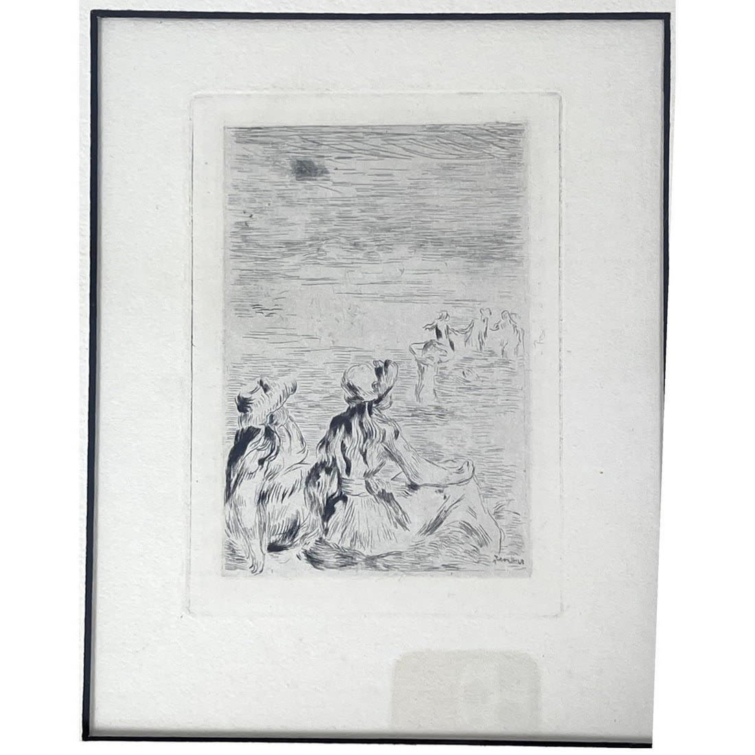 After Auguste Renoir Etching Print  3cf3d1