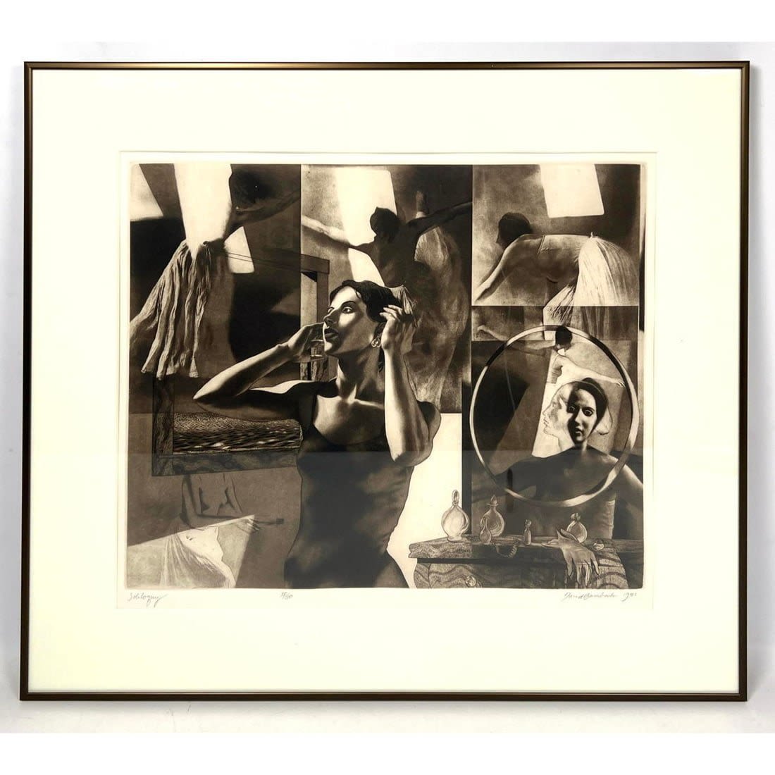 DAVID BUMBECK 1981 Intaglio Print.