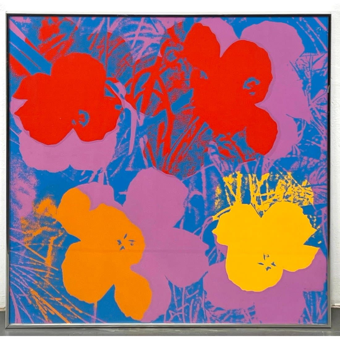 Andy Warhol Flowers Vintage Silkscreen