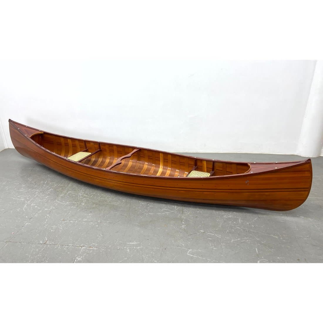 Wood Craftsmen Made Canoe. Nice