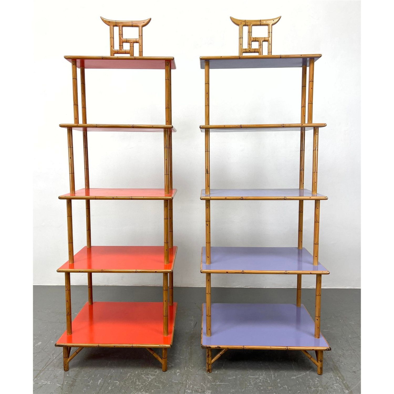 Nice Matched Pair Decorator Tiered 3cf457
