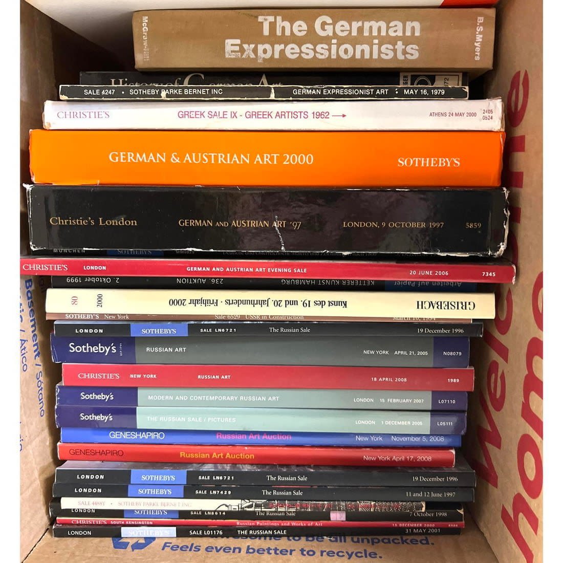 25+ Books and Catalogues. Russian, German