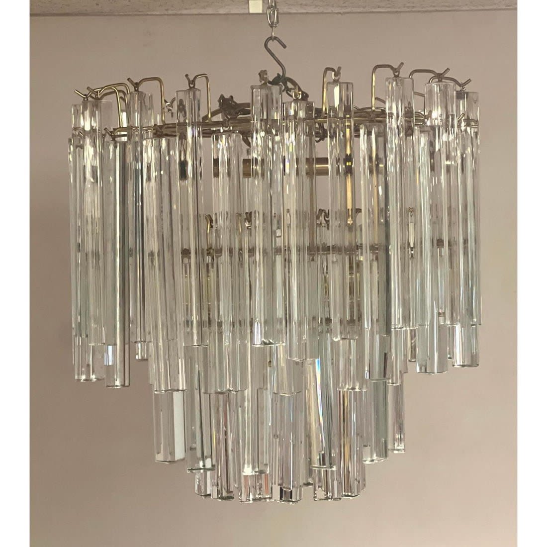 Venini/Camer Chandelier Pendant Lamp.