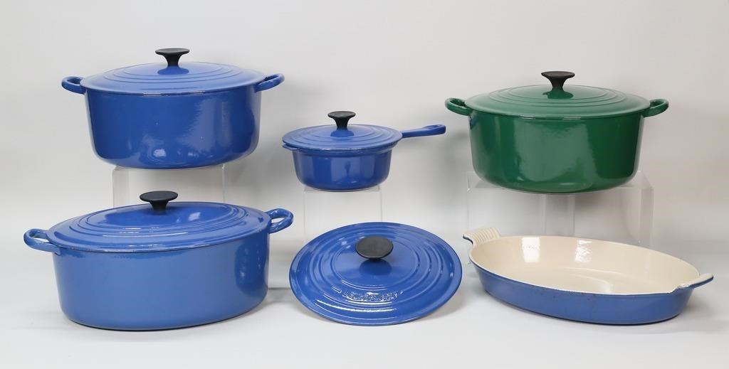 5 PIECES LE CREUSET COOKWARE5 pieces 3cf5c4