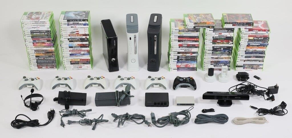 XBOX 360 CONSOLES CONTROLLERS  3cf614