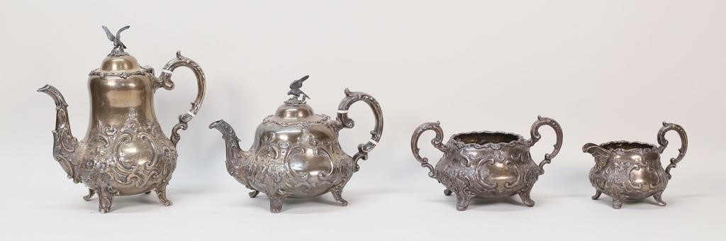 4 PIECE ENGLISH STERLING TEA SET4 3cf640