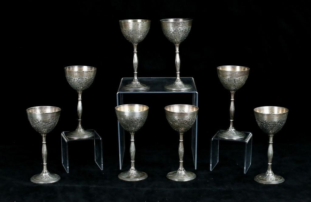 SET OF 8 LEBKUECHER CO STERLING 3cf699