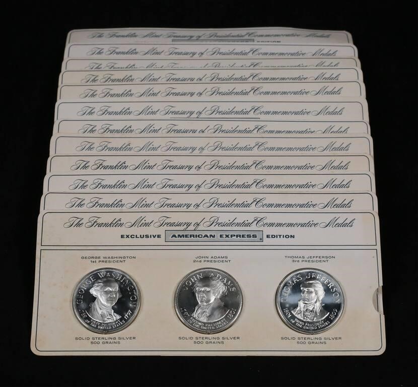 36 STERLING SILVER PRESIDENTIAL 3cf726