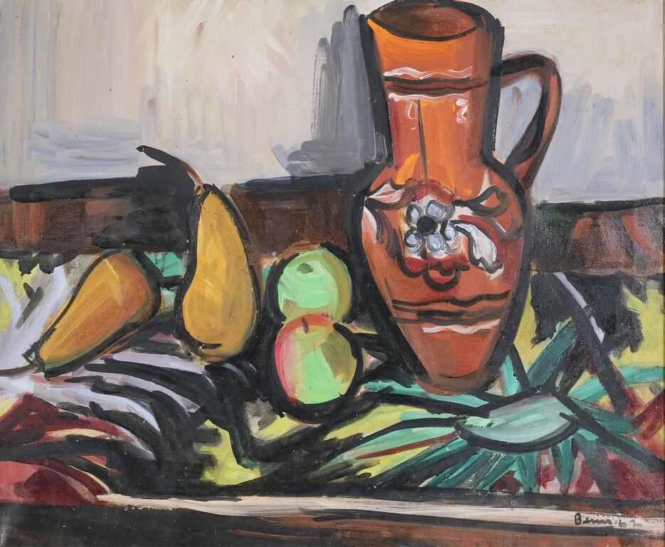 BEN BENN OIL ON CANVAS STILL LIFE 3cf77e