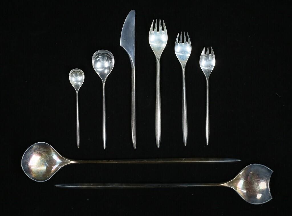 74 PIECES COHR STERLING FLATWARE74