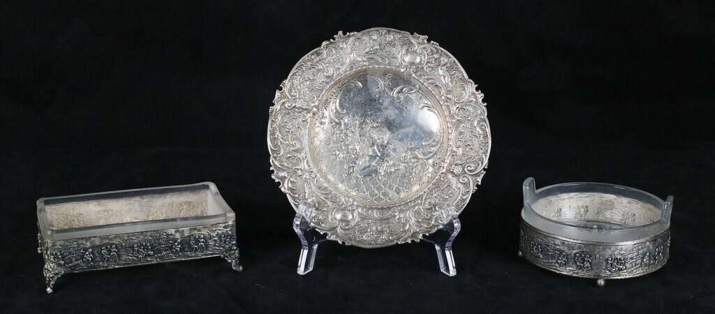 3 PIECES CONTINENTAL REPOUSSE SILVER 3cf7c4