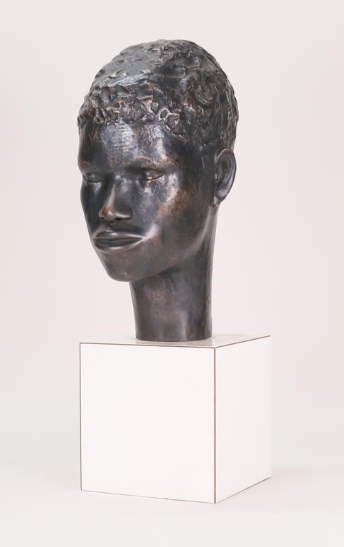 JASON SELEY BRONZE HEAD SCULPTUREJason 3cf808