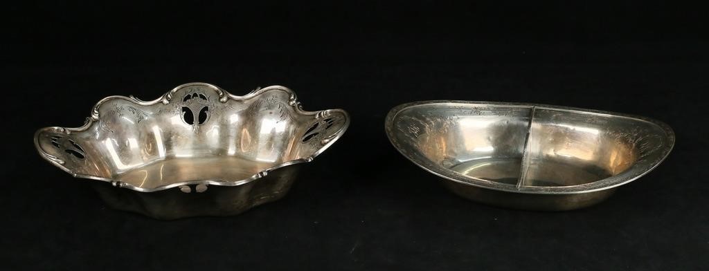 2 STERLING SERVING BOWLS2 American 3cf821