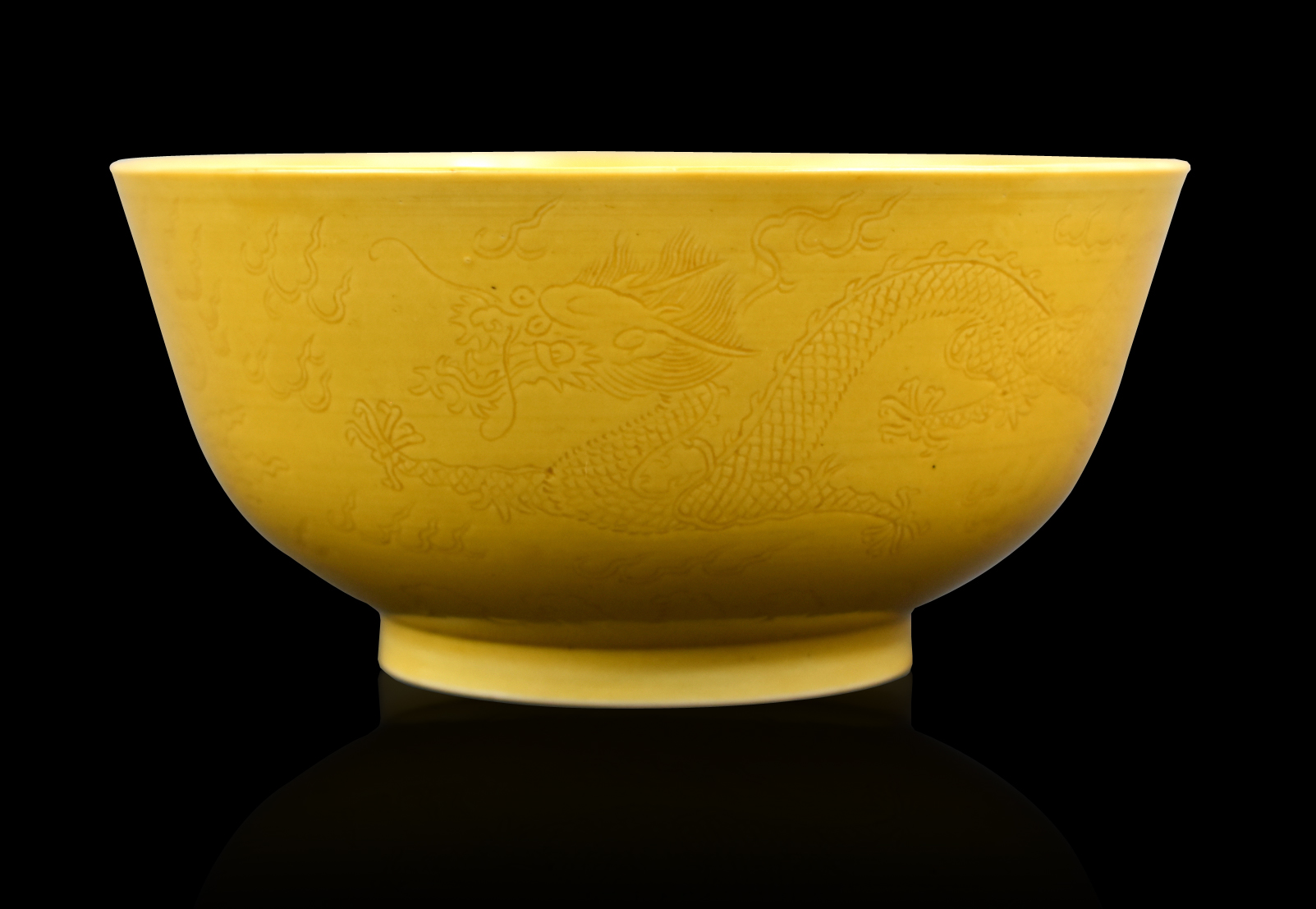 CHINESE IMPERIAL YELLOW GLAZE DRAGON 3cf8be