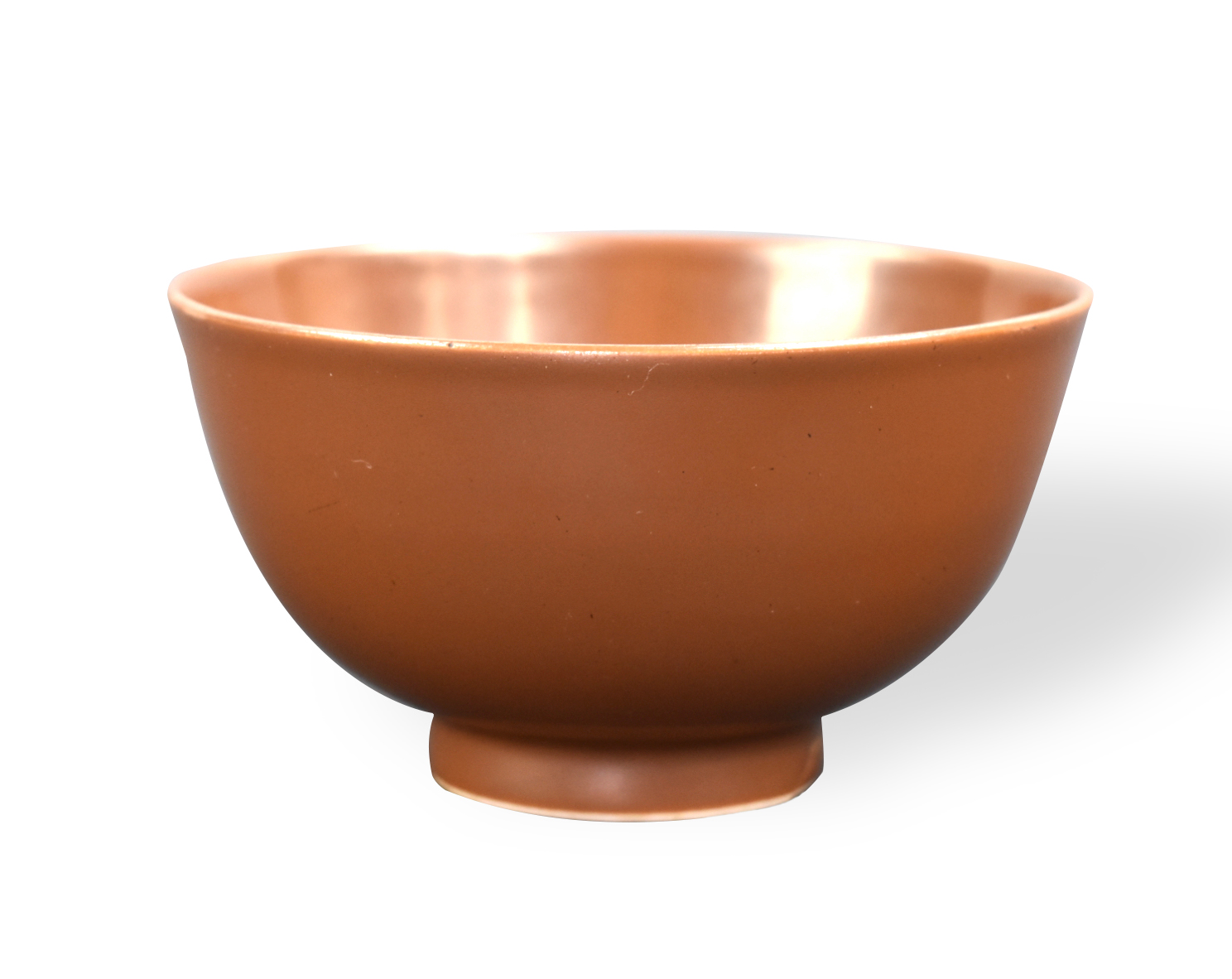 CHINESE CAFE AU LAIT GLAZED BOWL  3cf8c6