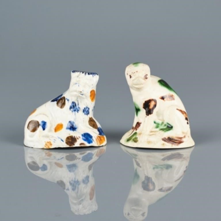 SMALL 18TH C. STAFFORDSHIRE CREAMWARE