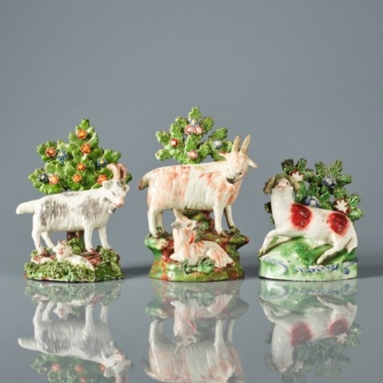 STAFFORDSHIRE PEARLWARE BOCAGE