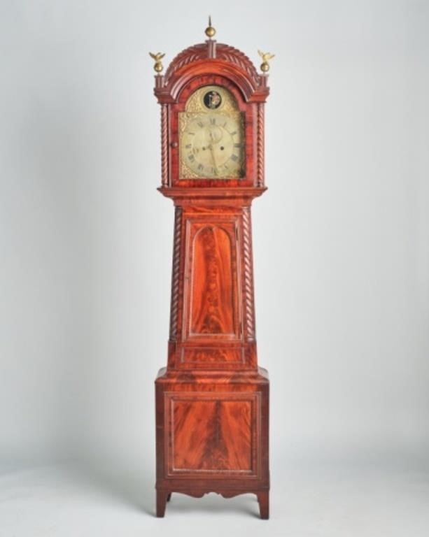 CANADIAN MAHOGANY LONGCASE CLOCK 3cf9d1