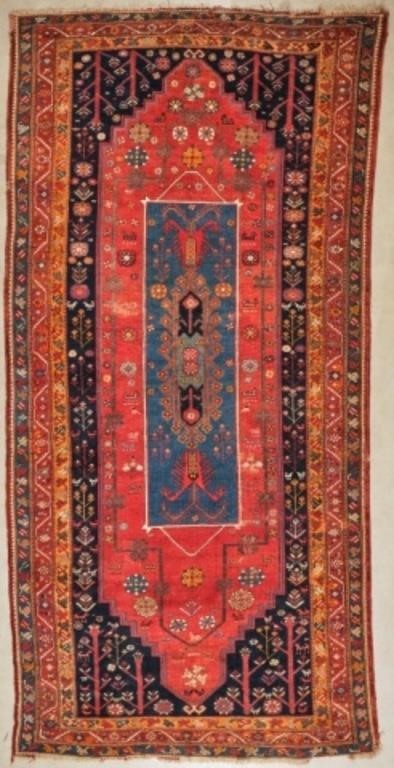 LONG CAUCASIAN KAZAK RUGCirca 1920,