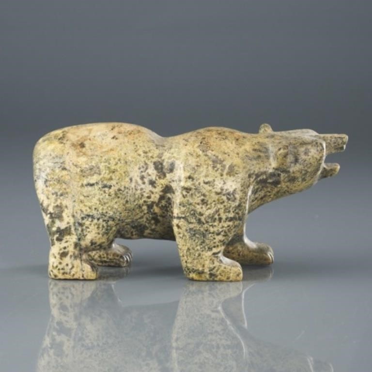 PROWLING POLAR BEARMottled yellow 3cfa27