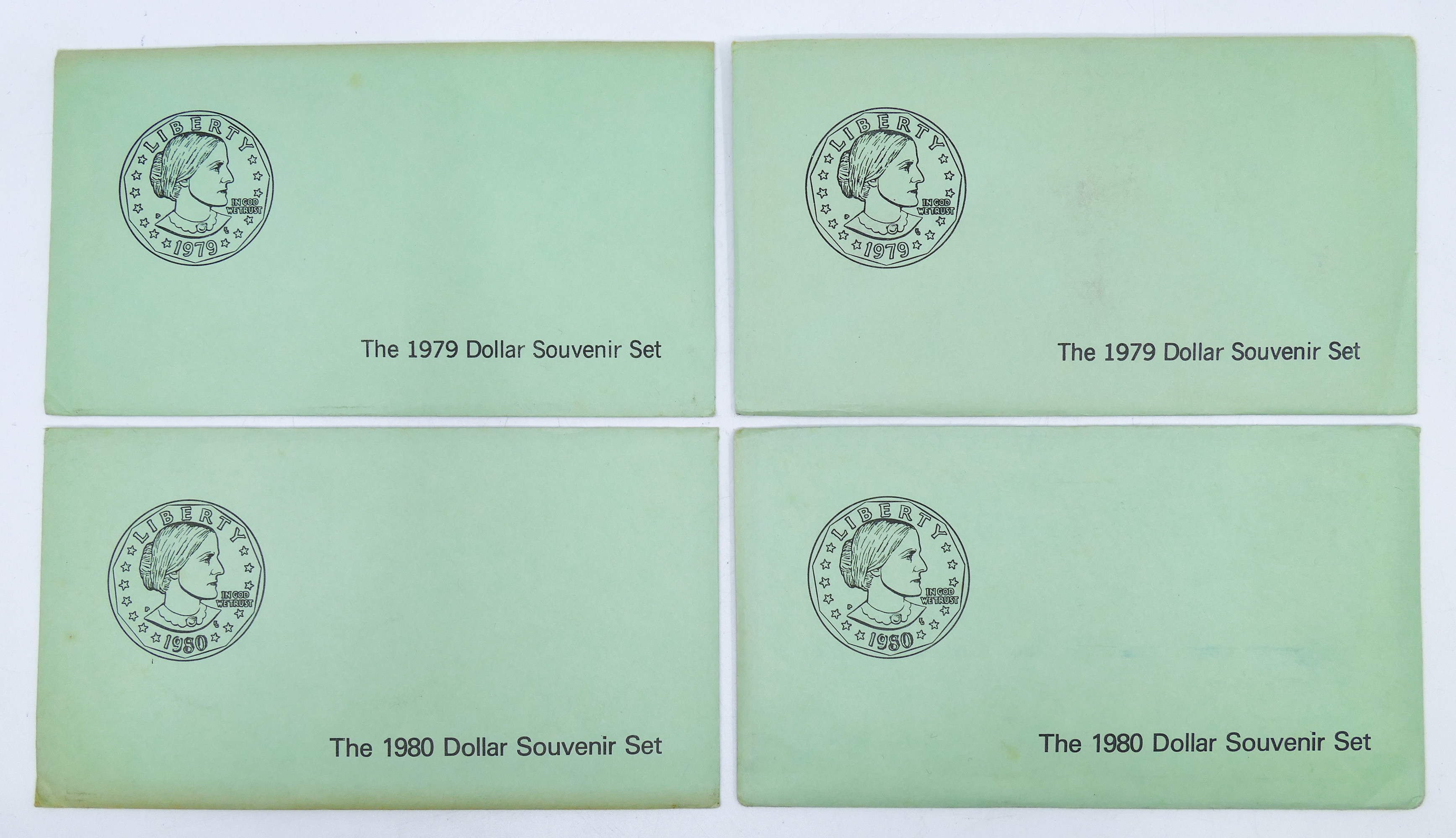 4pc US 1979-80 Dollar Souvenir