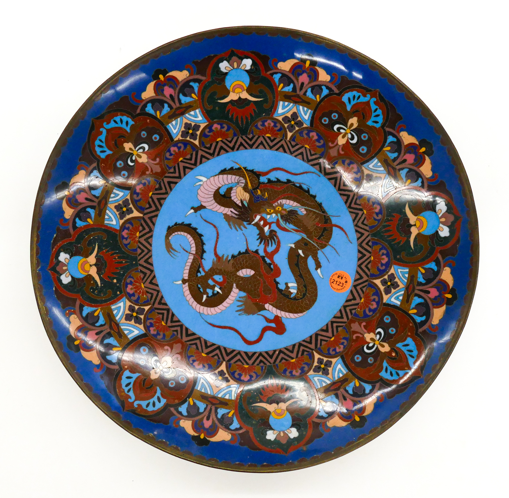 Meiji Japanese Dragon Cloisonne 3cfb20