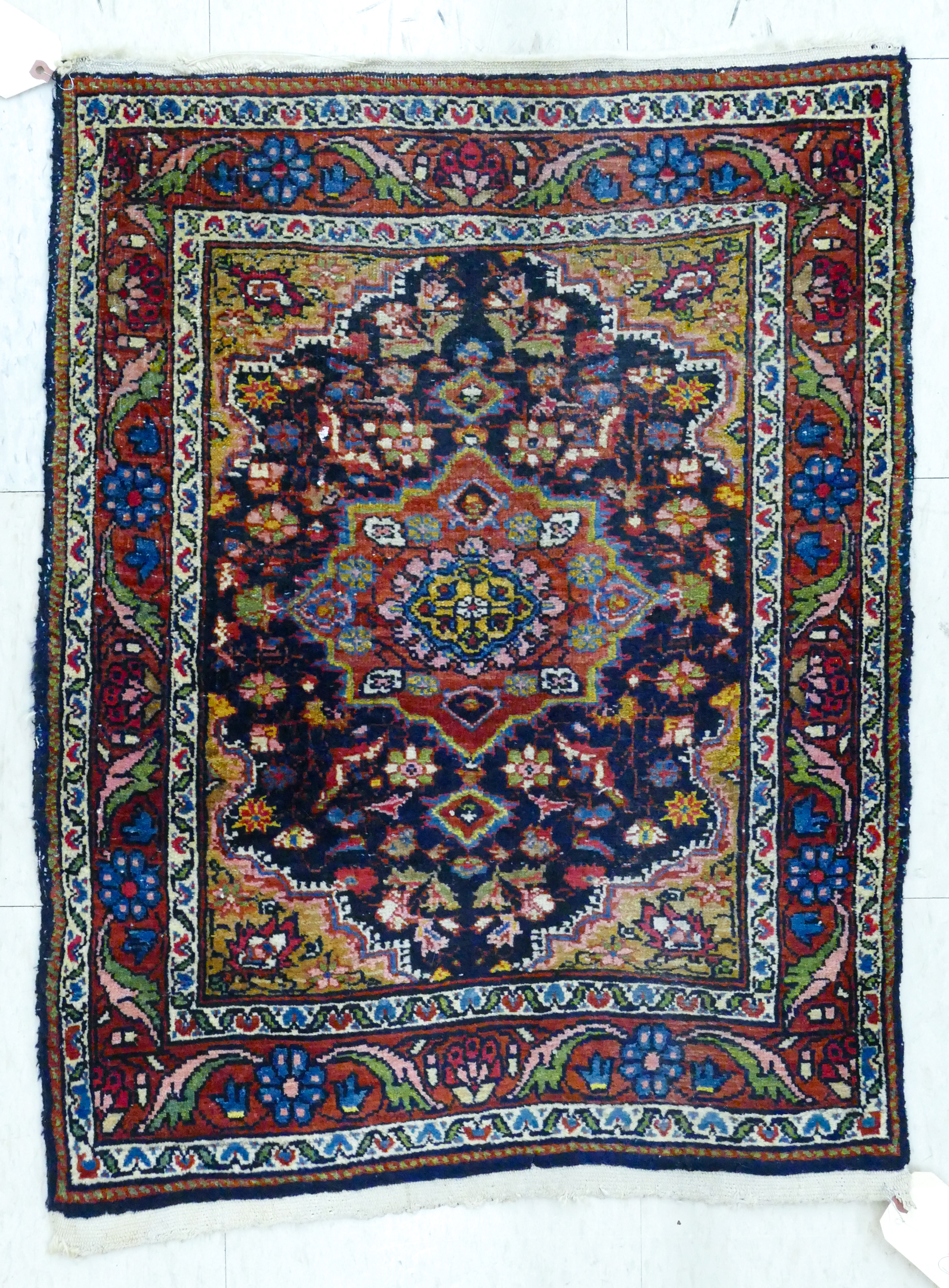 Semi Antique Persian Sarouk Oriental