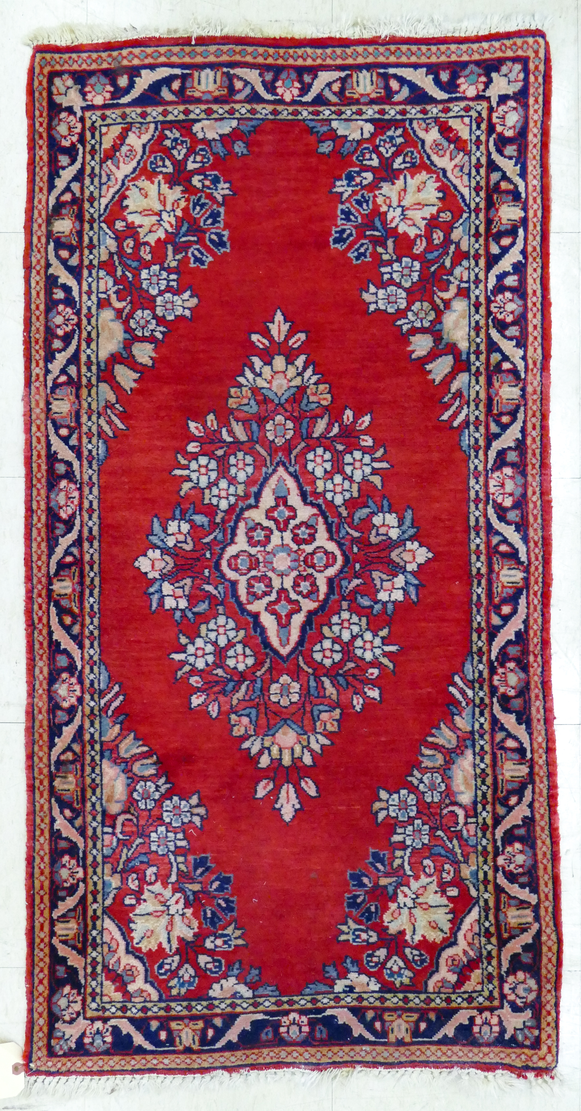 Persian Red Floral Medallion Small 3cfc12
