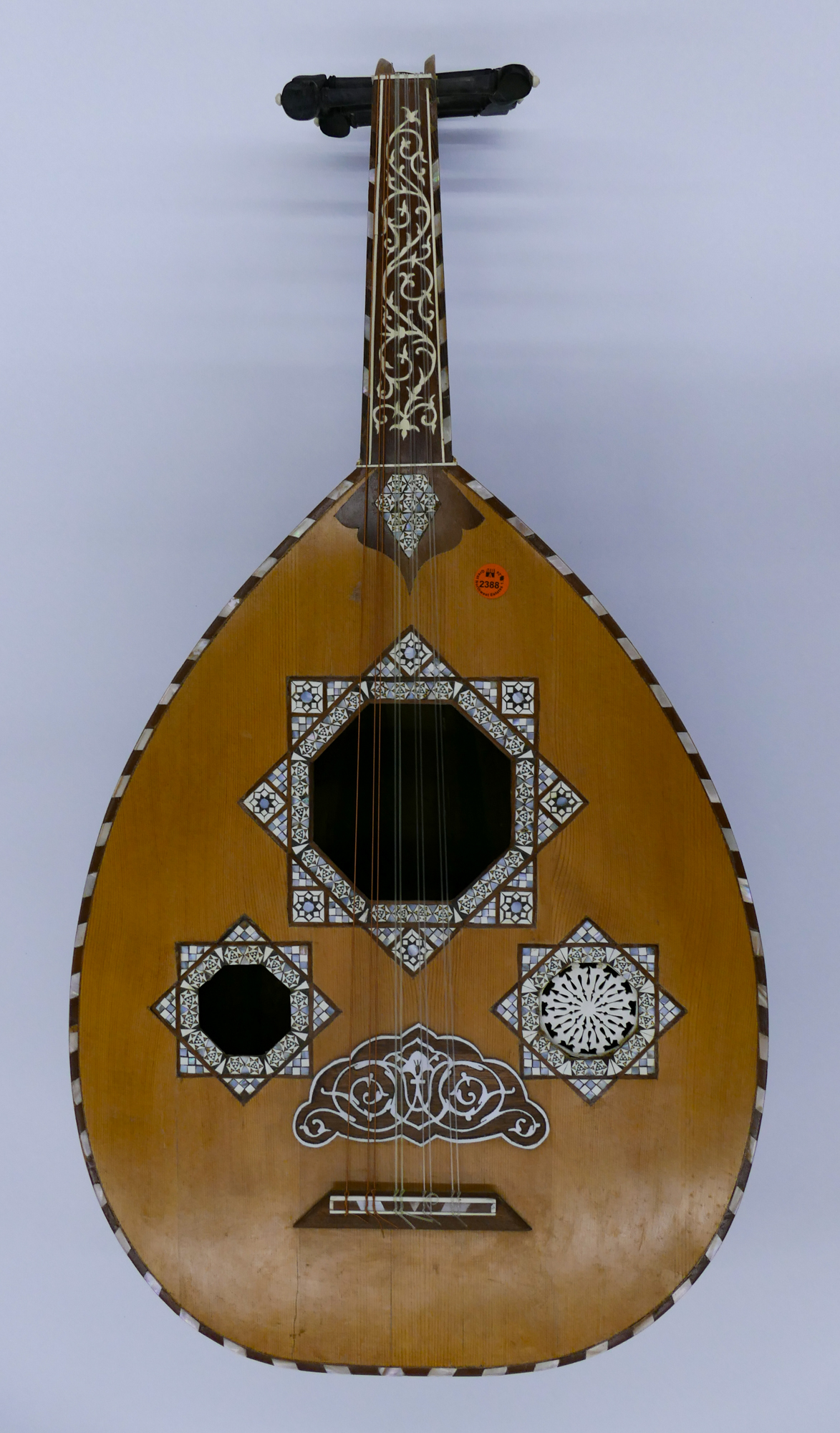 Vintage Persian Inlaid Oud or Barbat 3cfc2a