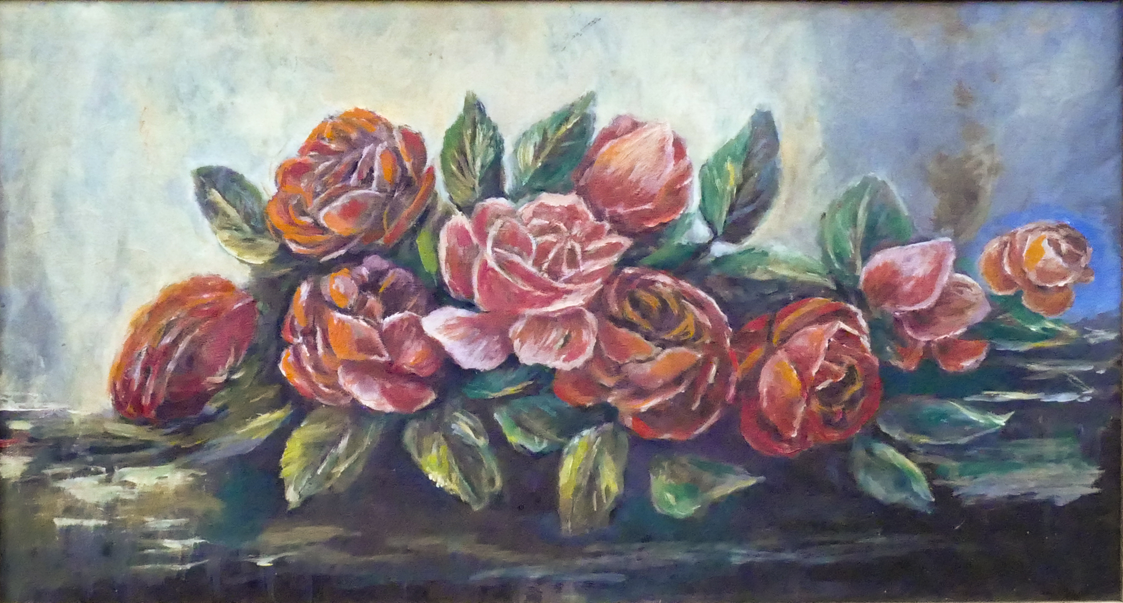 Victorian Roses Floral Still Life