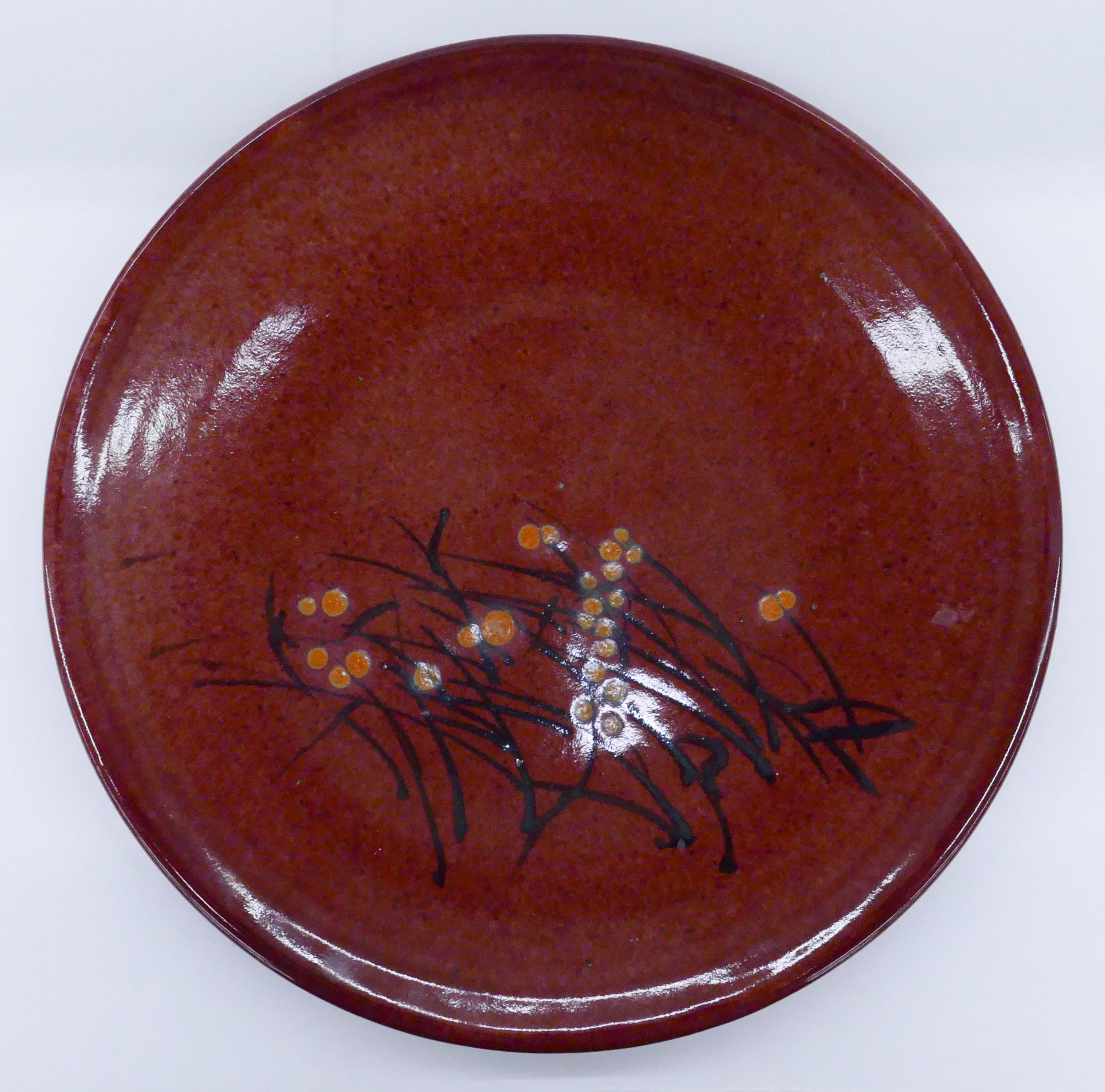 Gerald Newcomb Studio Pottery Charger 3cfc61