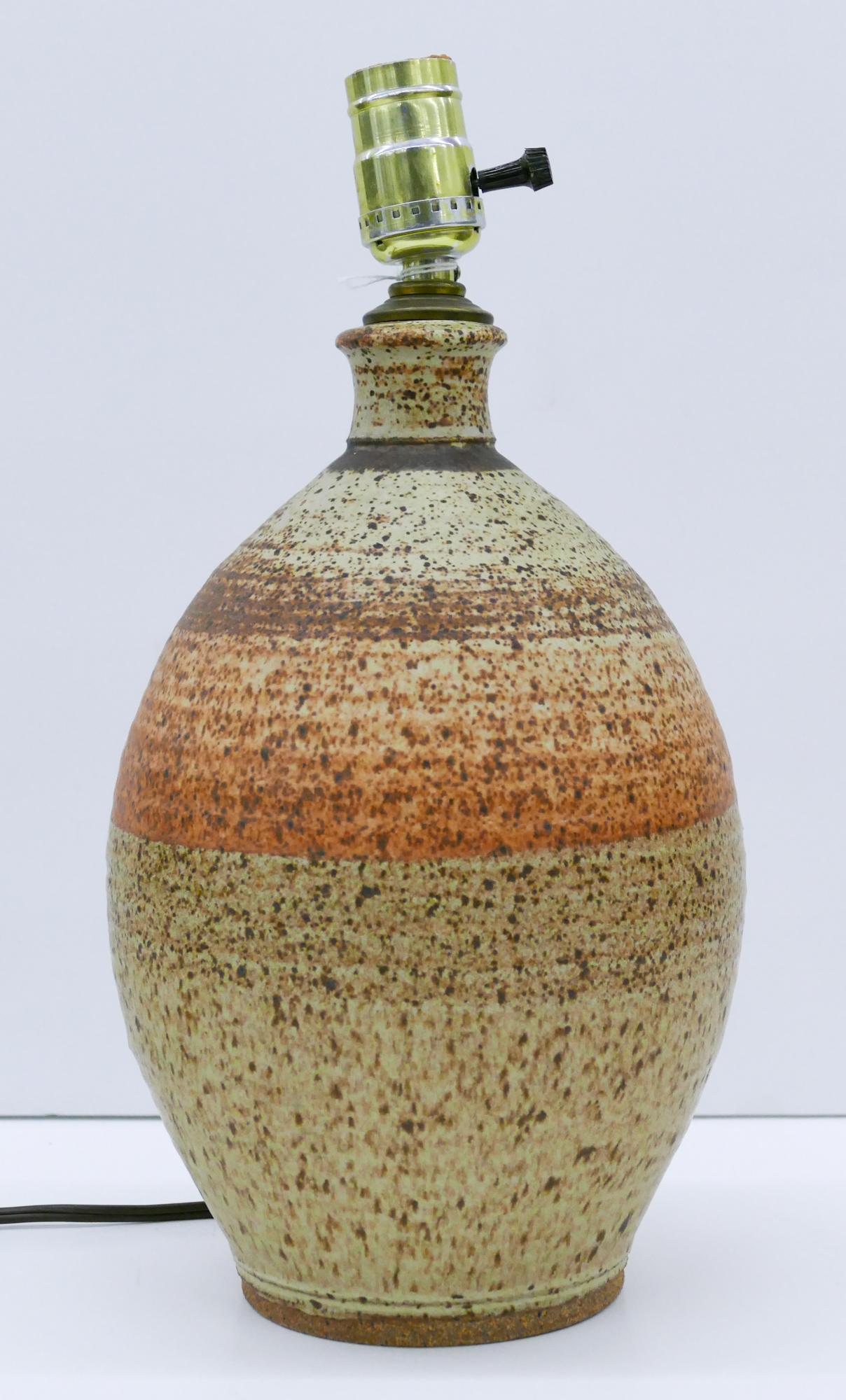 Speckled Studio Pottery Vase Table 3cfc5b