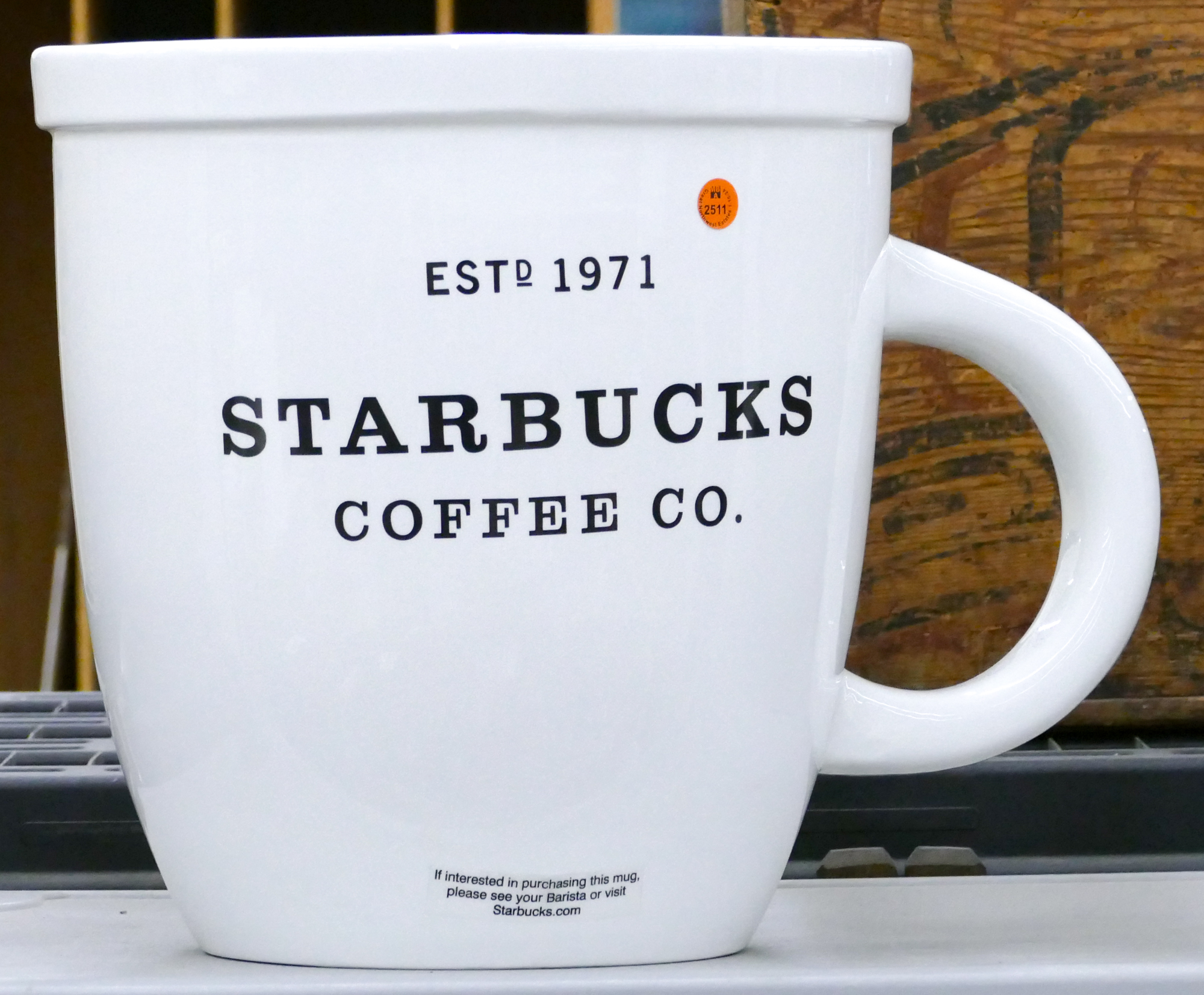 Starbucks Estd. 1971 Large Display Ceramic