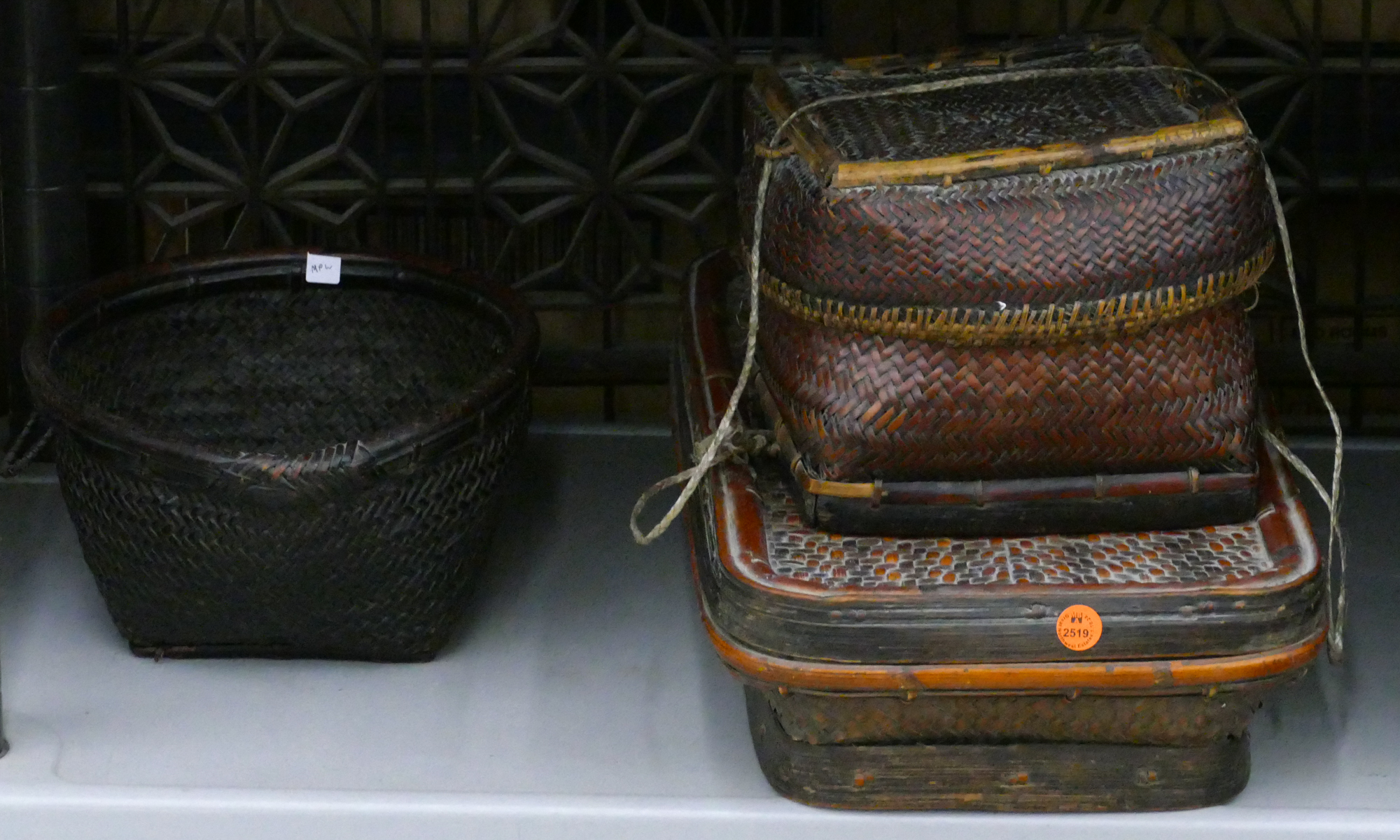 3pc Old Burmese Assorted Baskets
