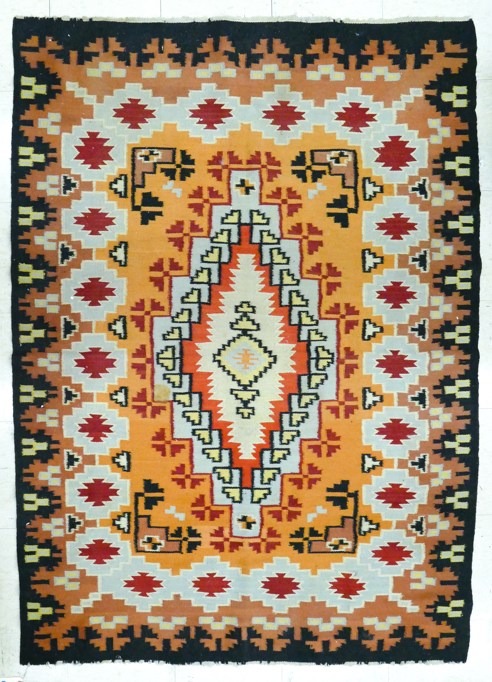 Semi Antique Turkish Kilim Oriental