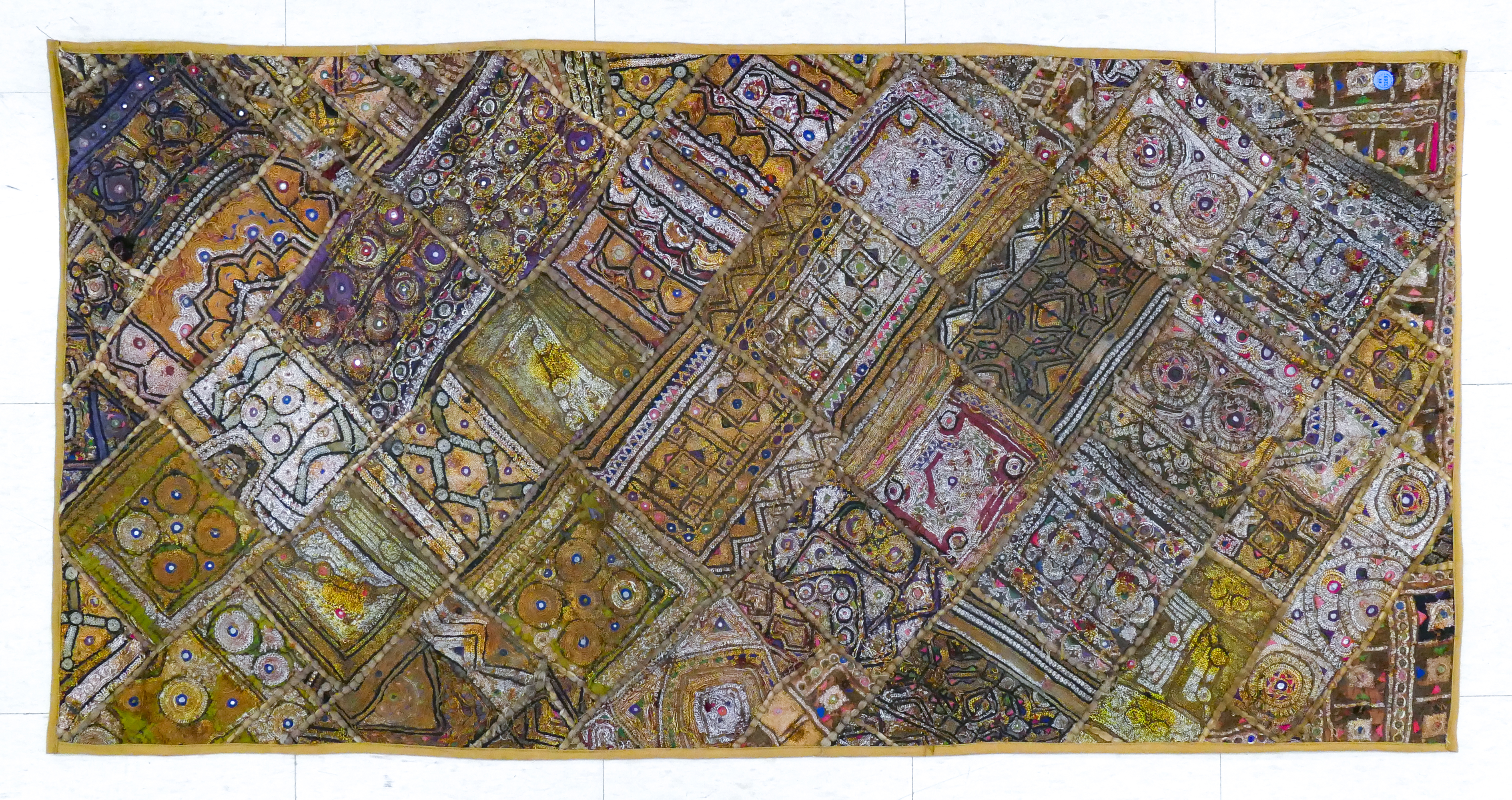 Old Indian Gold Thread Patchwork 3cfd59