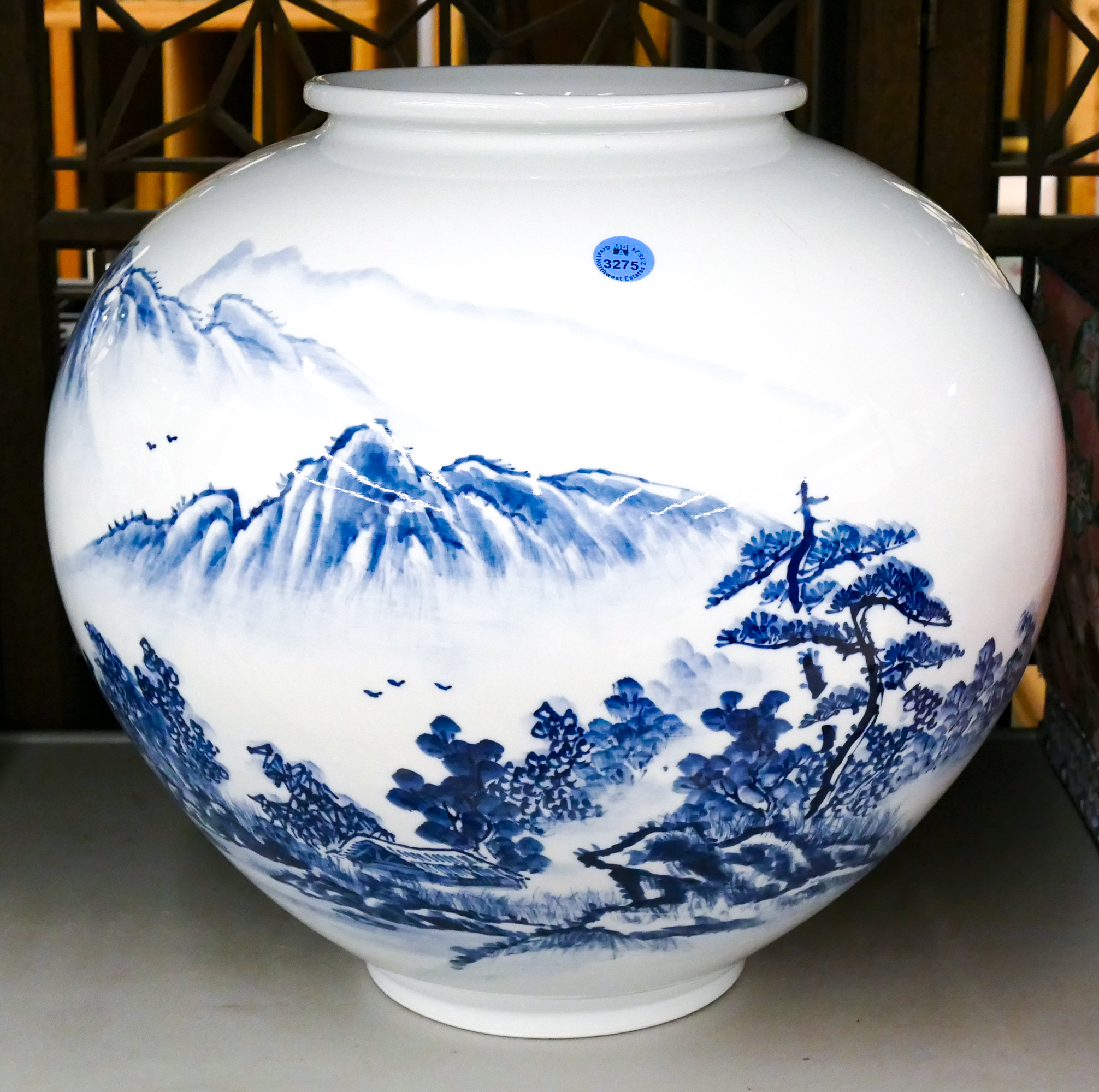 Chinese Blue & White Landscape