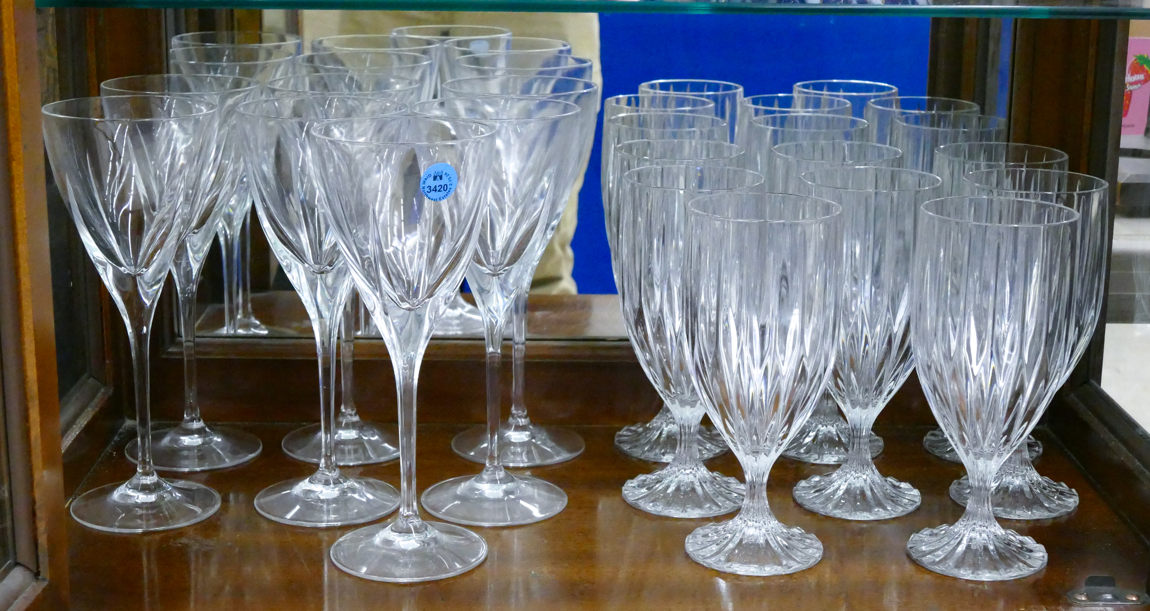 2 Sets Modern Crystal Stemware