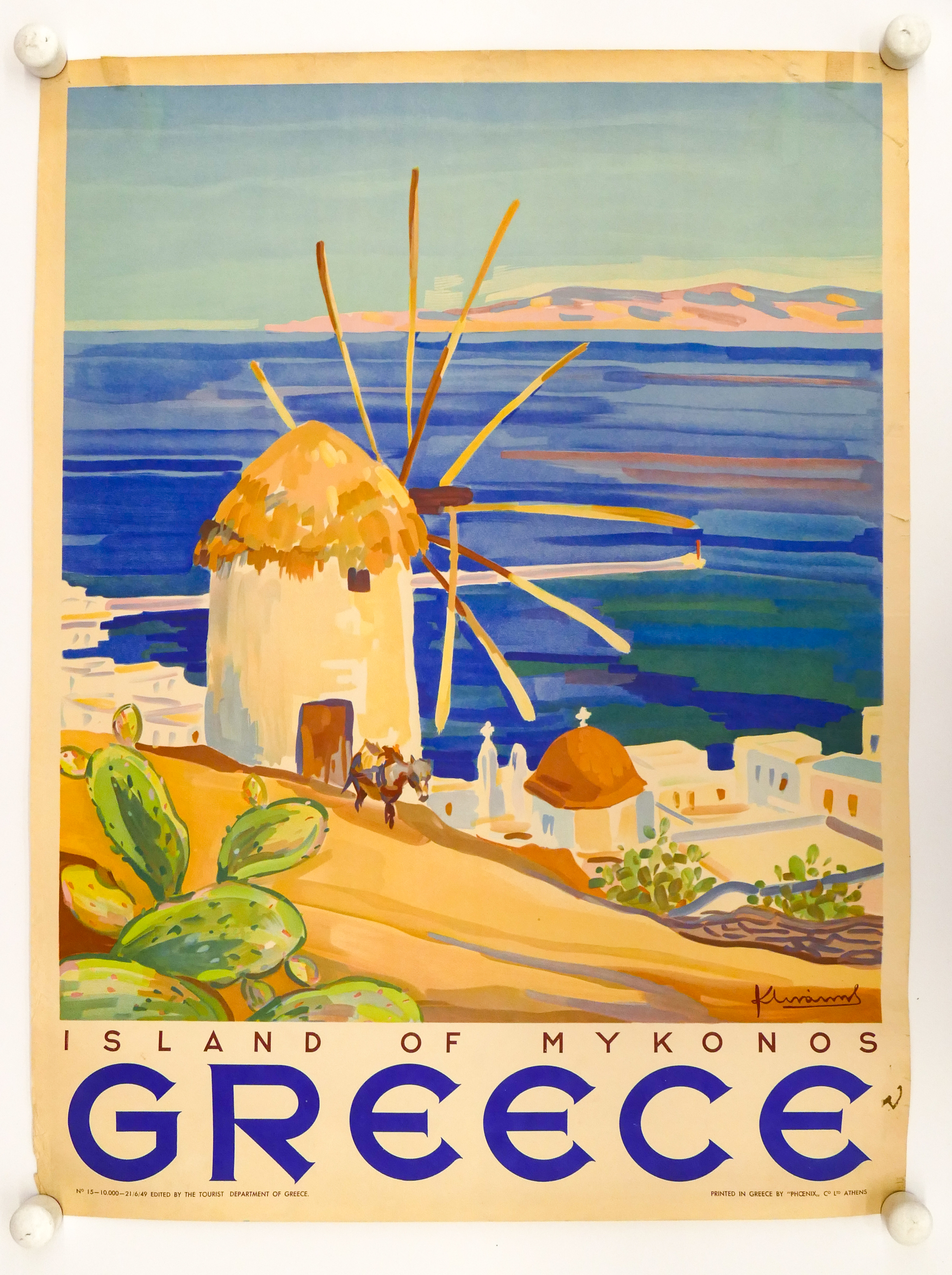 1949 Greece Island of Mykonos  3cfe30
