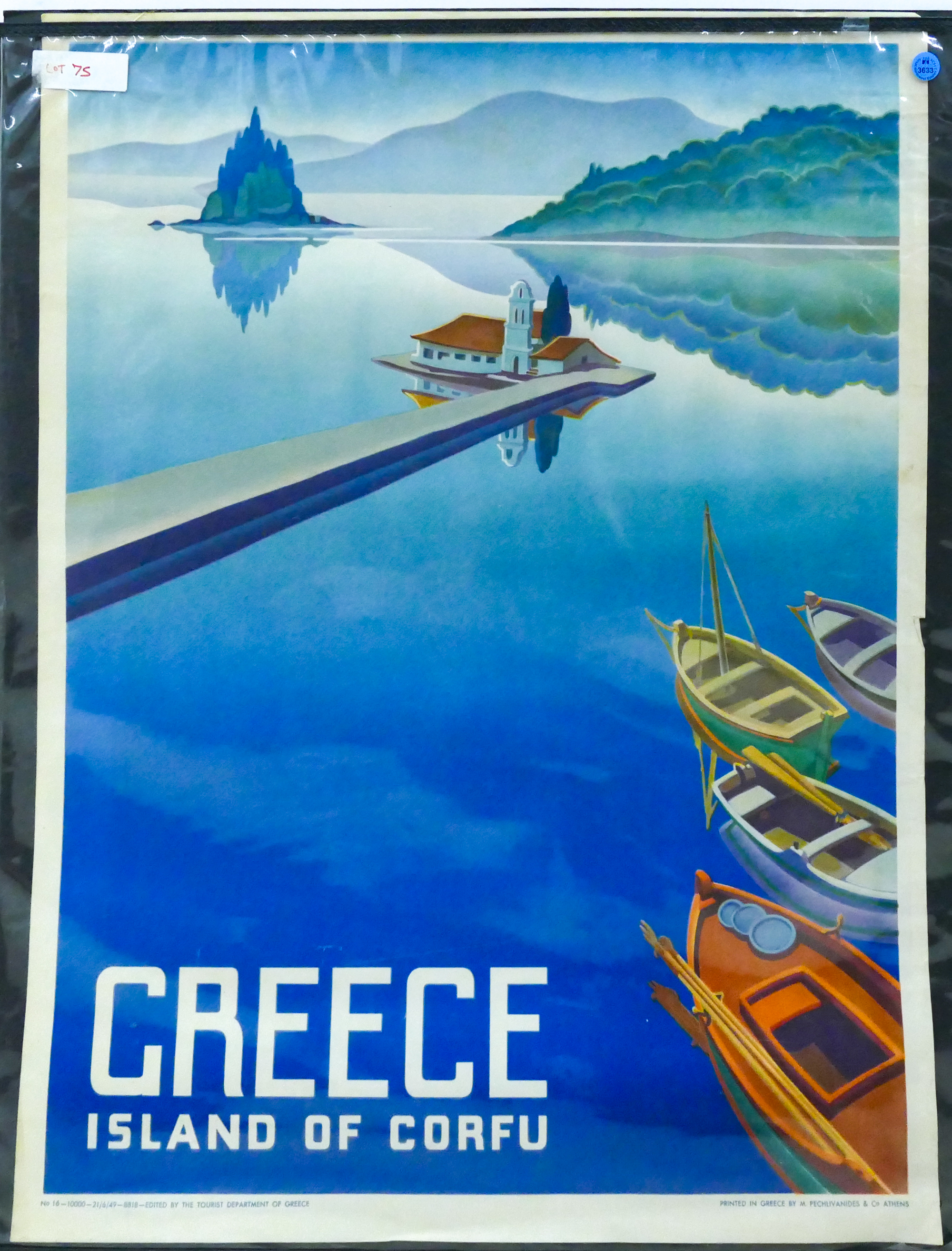 1949 Greece Island of Corfu  3cfe3c