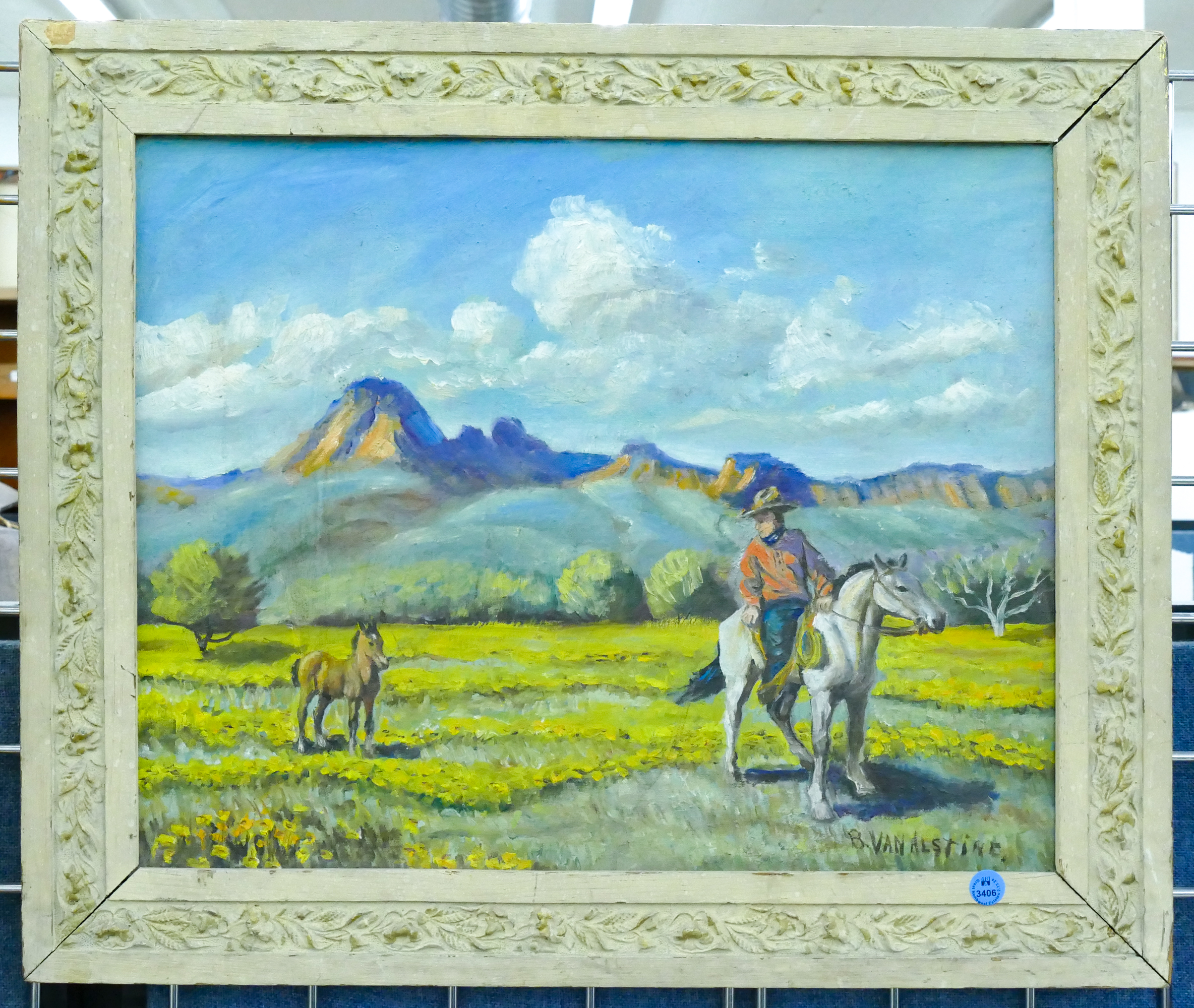 B Van Alstine Cowboy Landscape  3cfe5c