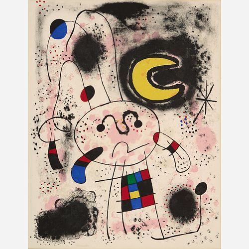 JOAN MIRO 1953 ORIGINAL COLOR LITHOGRAPH