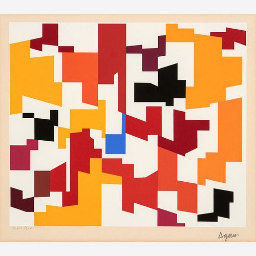 YAACOV AGAM WOMAN SERIGRAPH 3cffe0