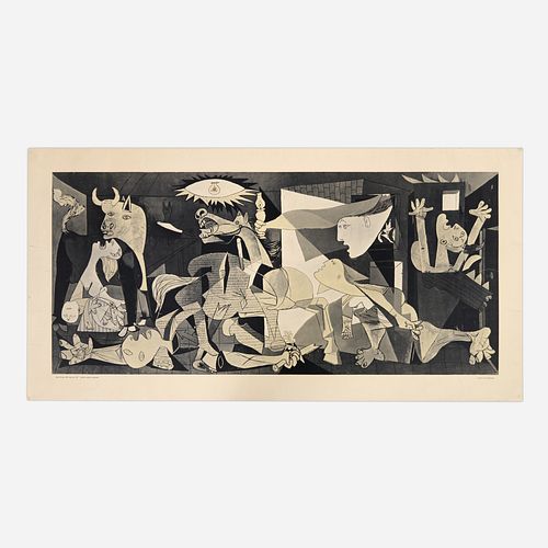 "GUERNICA" OFFSET AFTER PICASSO,