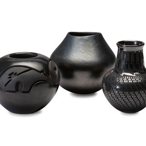 Collection of Blackware Pottery lot 3d00be