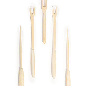 Alaskan Native Carved Pickle Forks