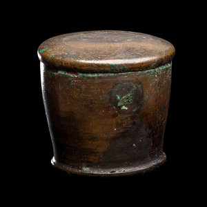 An Etruscan Bronze Lidded Pyxis 3d0149