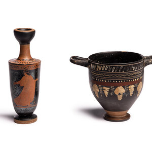 Two Greek Terracotta Vessels Circa 3d0147